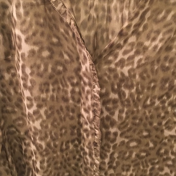 J.Crew cheetah print blouse - Picture 3 of 4